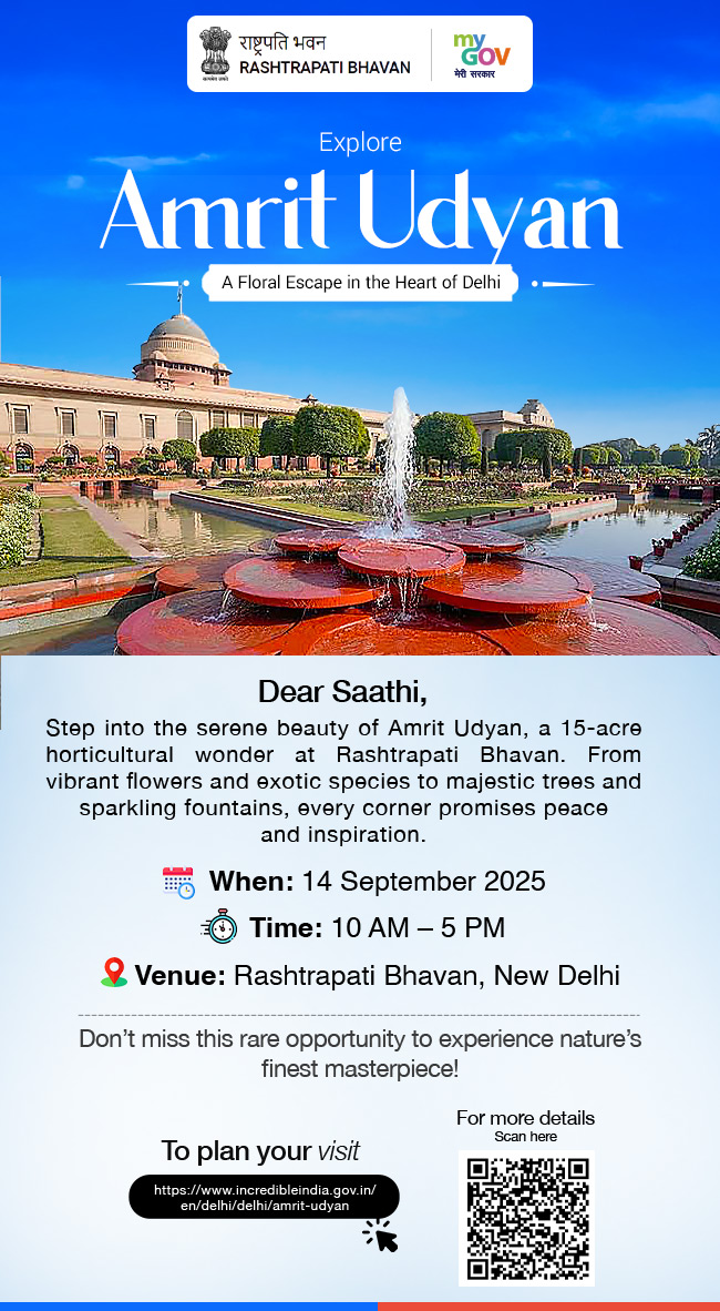 Explore Amrit Udyan - A Floral Escape in the Heart of Delhi